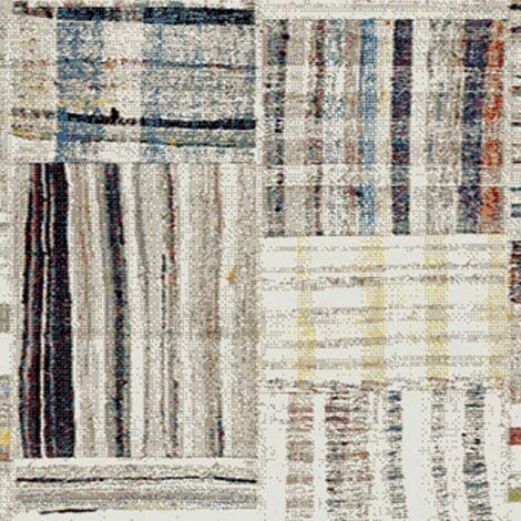 Tapis berbère motifs tribaux 60x110 beige MARO
