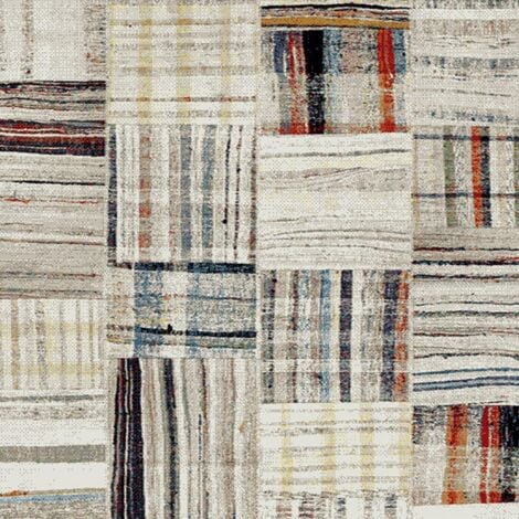 Tapis berbère motifs tribaux 60x110 beige MARO