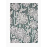 Tapis extérieur, kilim reversible LYN2 AX REVERSIBLE 160x230 vert et crème