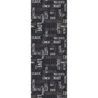 Tapis de cuisine CAFE LOVE 67x180 gris CAFE LOVE