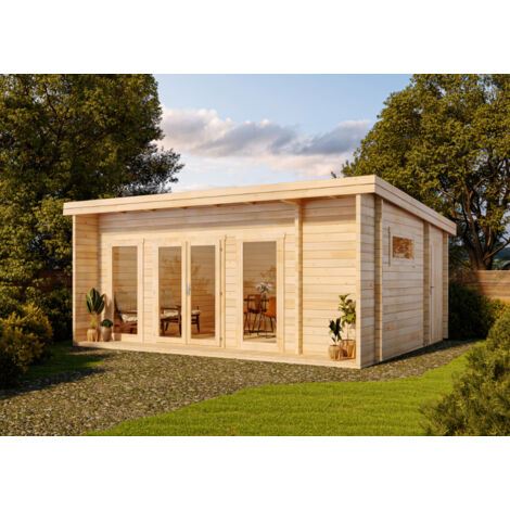 Alpholz Gartenhaus Modell Carla70 ISO Gartenhaus aus Holz , Holzhaus