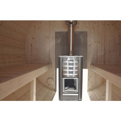 Finntherm Fass Sauna Finn Inkl Holz Ofen Kw Premium Thermoholz Gartensauna Au Ensauna