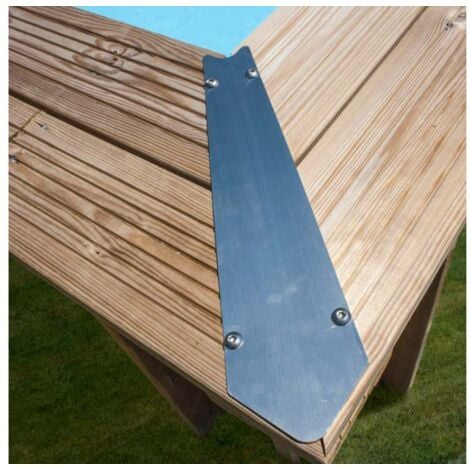 Gre Pools Gartenpool Mallorca Pool aus Holz in Braun,