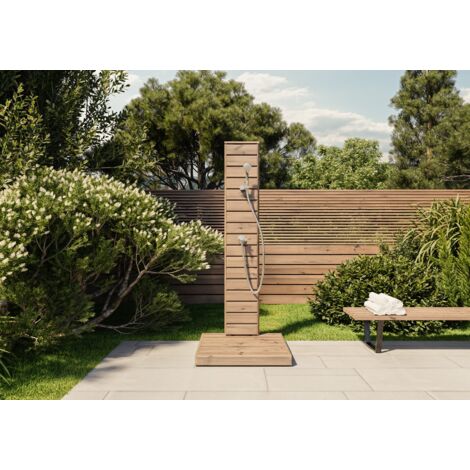 FinnTherm Gartendusche XS Zubehör aus Holz
