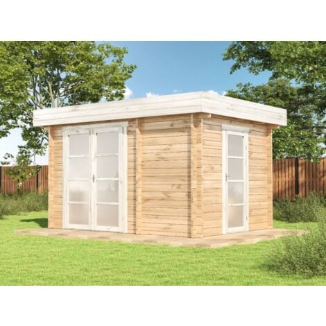 Alpholz Gartenhaus ModernE Compact Gartenhaus aus Holz, Holzhaus mit