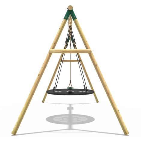 OutdoorToys Schaukel aus Holz, Schaukelgestell für den Garten