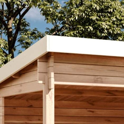 Alpholz 28 mm Holzfußboden für Gartenhäuser & Gerätehäuser 3m² Universal Fußboden Naturbelassen 