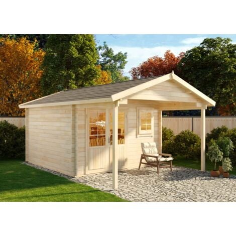 Alpholz Gartenhaus Timo ISO Premium Gartenhaus Aus Holz, Holzhaus Mit ...