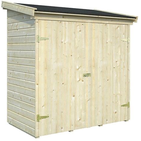 Polhus Geräteschrank aus FichtenHolz Garden, Gerätehaus mit 16 mm