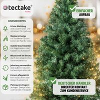 Künstlicher Weihnachtsbaum - Tannenbaum, Christbaum, Kunstbaum - 150 cm 310 Spitzen grün - grün