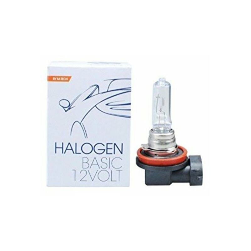 Lampadina alogena con base H1, 55W, 12V - Giallo 3000K