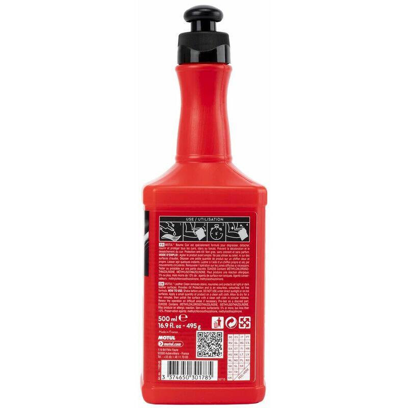 Pulisci Tappezzeria Motul MTL110149 Pelle 500 ml