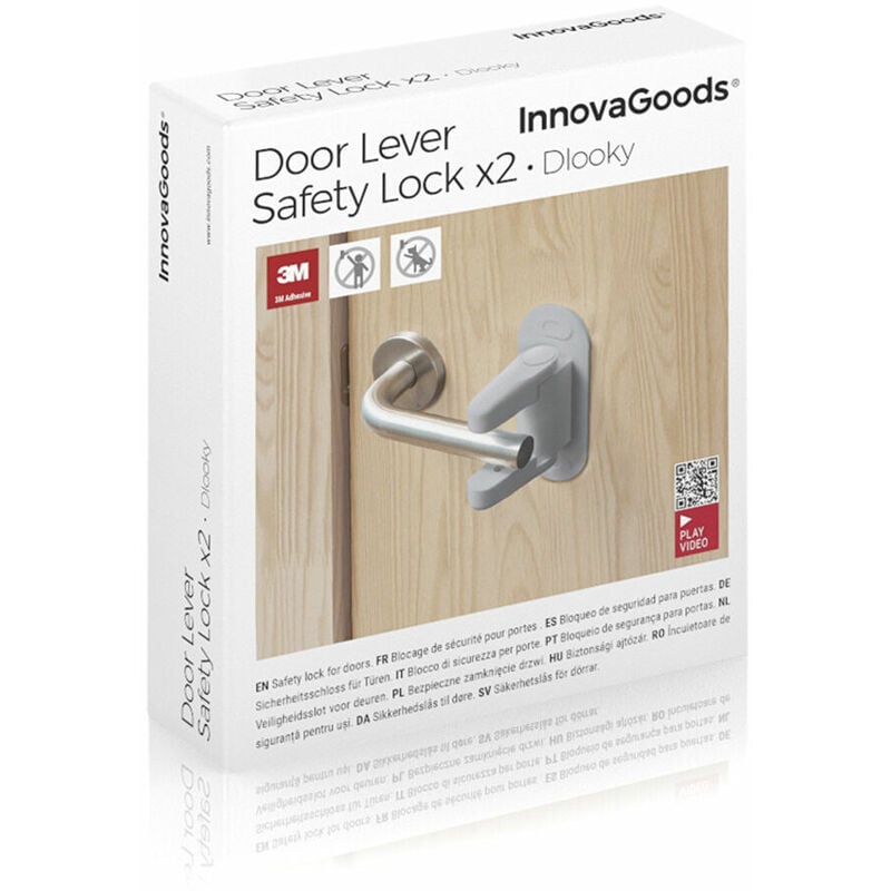 Blocca Porte di Sicurezza Dlooky InnovaGoods 2 Unità