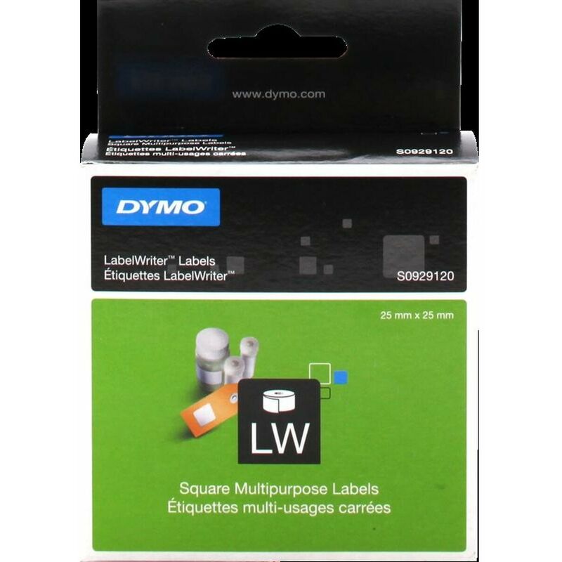 Dymo 11352 etichette compatibili, 54mm x 25mm, 500 etichette, verde,  permanente