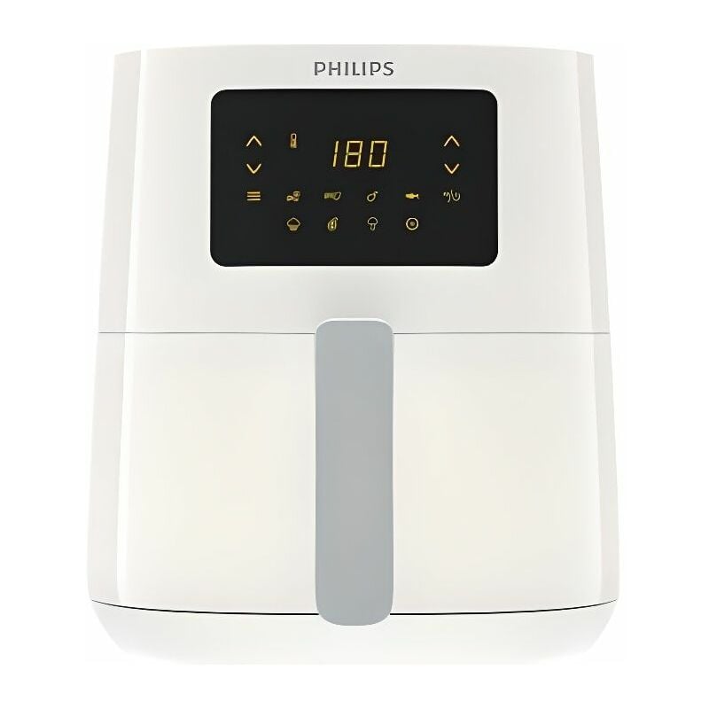 Philips Airfryer Essentiale Compact Digital HD9252/00, friggitore senza  petrolio, 0,8 kg, tecnologia aerea rapida, 7 pre -setlements, bianco