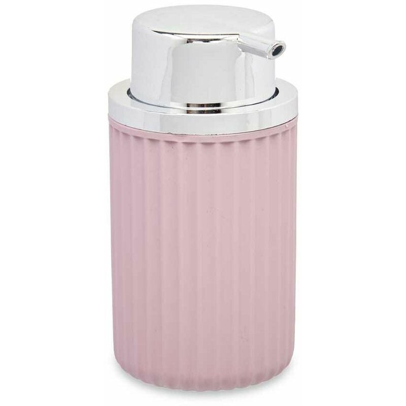 Dispenser dosatore di sapone liquido da bagno in plastica rosa