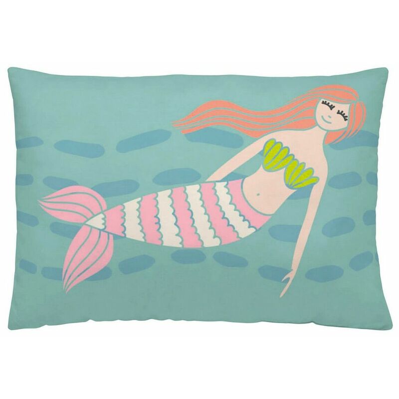 Fodera per cuscino Naturals Mermaids (50 x 30 cm)