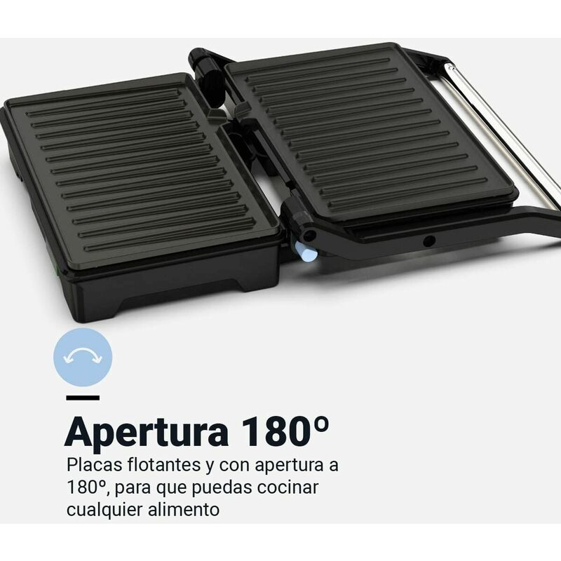 Piastra Grill Elettrica Universal Blue HEALTHY 781 Nero 700 W