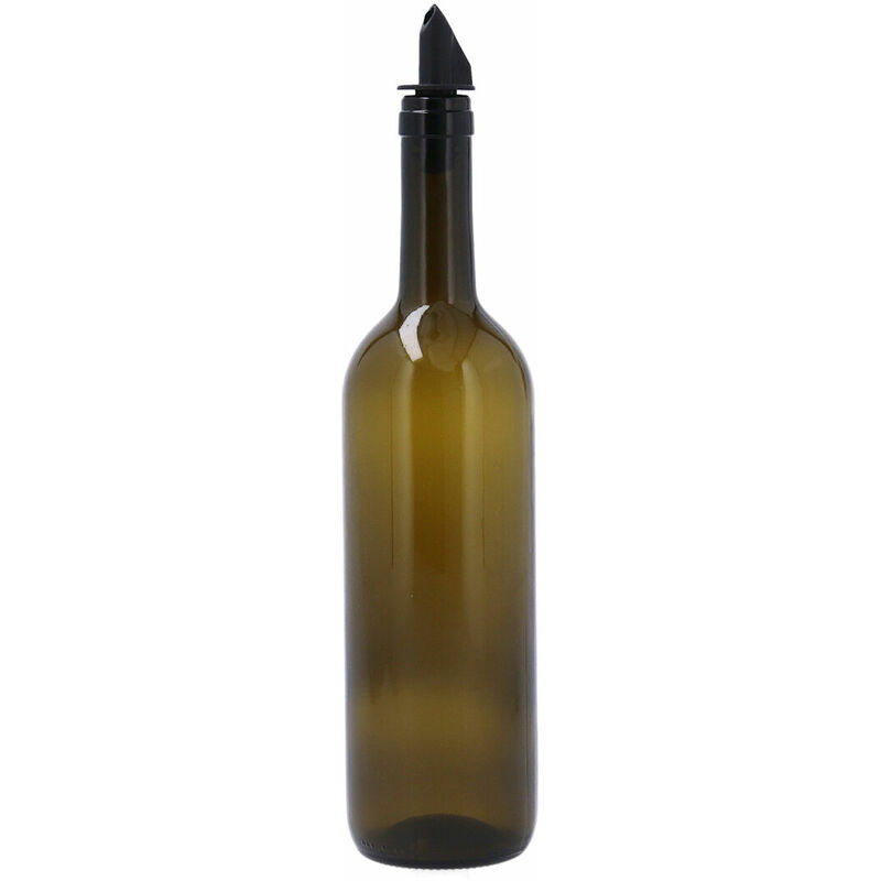 BOTTIGLIA PER OLIO BOTTIGLIE IN VETRO VERDE MARASCA CON TAPPO E DOSATORE  250 ml