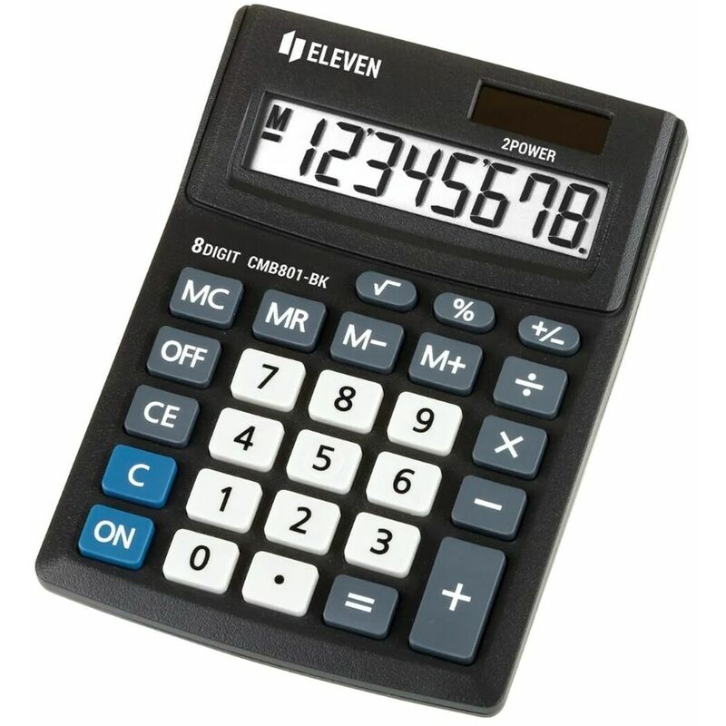 Calcolatrice Eleven CMB801BK Nero Plastica 10,2 x 3,1 x 13,7 cm