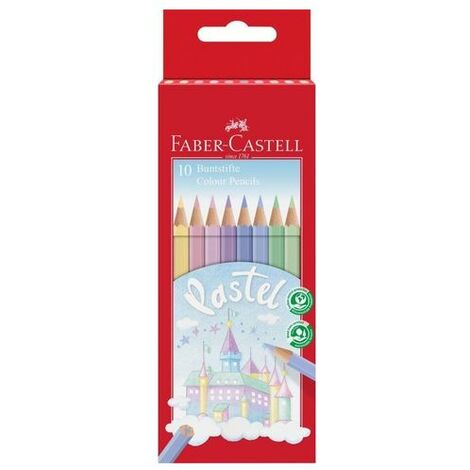 Faber Castell 10 Matite Pastel AssortiteFaber Castell