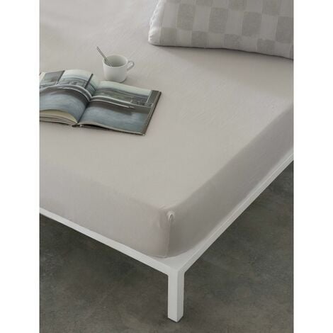 Coprimaterasso Naturals Bianco Ala francese 135 x 190/200 cm