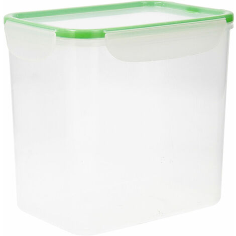 Porta pranzo Ermetico Quid Greenery Trasparente Plastica 4,7 L (4 Unità)  (Pack 4x)Quid