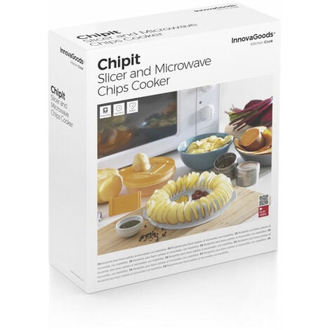 Set per fare Chips al Microonde con Mandolina e Ricette Chipit  InnovaGoodsInnovagoods