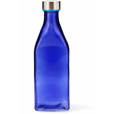 Bottiglia Quid Habitat Azzurro Vetro (1L) (Pack 6x)