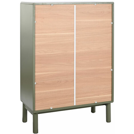 Cassettiera Home ESPRIT Verde polipropilene Legno MDF 80 x 40 x 117 cm