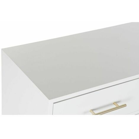 Cassettiera DKD Home Decor Bianco Legno di mango (100 x 50 x 80 cm