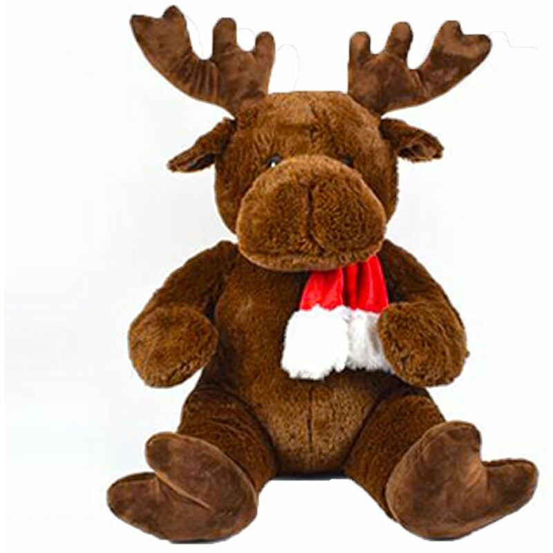 Generico Morbido Pupazzo Peluche Renna di Natale Personalizzato con foto  testo 20 cm idea regalo bambini : : Giochi e giocattoli