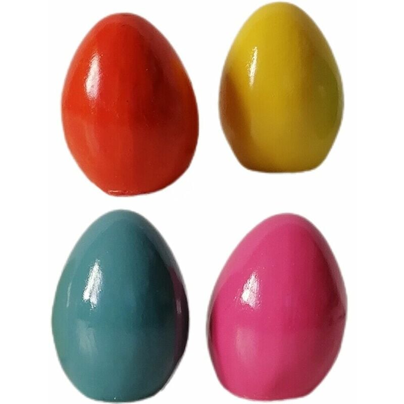 uova di pasqua in ceramica oggetti decorazioni addobbi pasquali per la casa  idea regalo set da 6 colorati primavera H 7