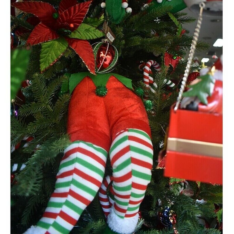cosedacasa Giullare di Corte Elfo Gnomo Rosso Decorazioni di Natale