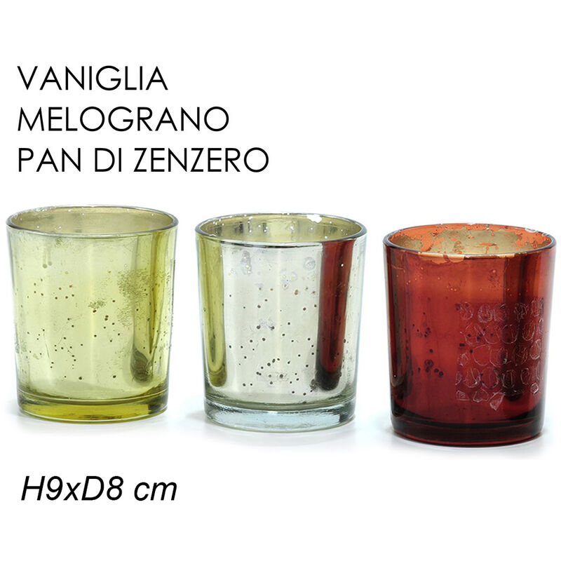 Set 4 candele a cilindro bianche centrotavola di natale in cera decorazioni  addobbi natalizi casa tavola decorative