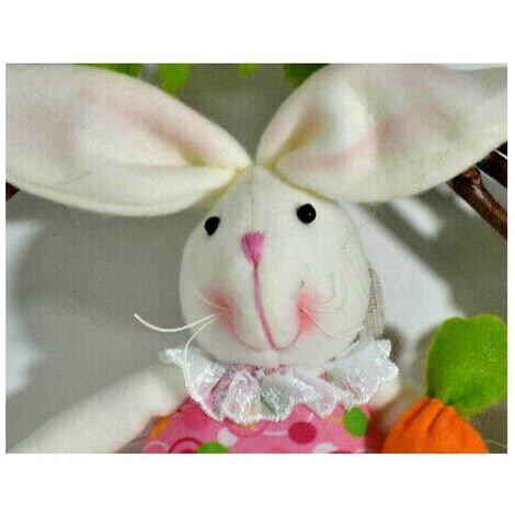 Ghirlanda Di Bandierine Pasquali 5m - Decorazioni Con Coniglietti E Uova Glitterate Per Casa E Giardino