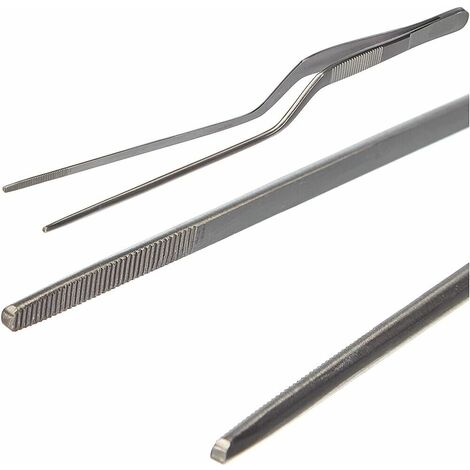 Pinza Senza Giunture In Acciaio Inox 18/0 - 20cm Con Appoggio Per - Foto 3