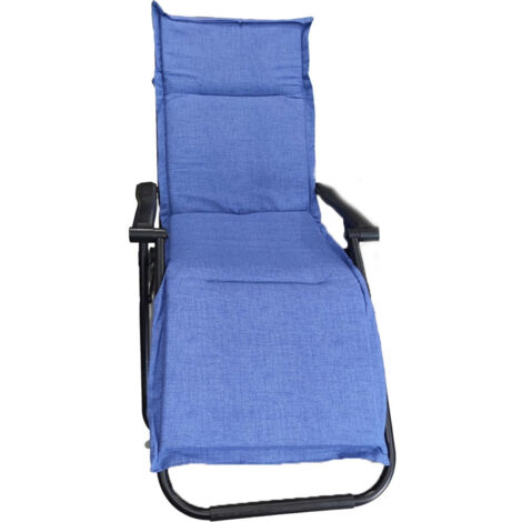 Cuscino Per Lettino Da Sole - Imbottito Traspirante | Idrorepellente Per Giardino E Spiaggia - Foto 2