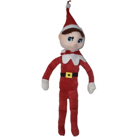 Vestiti Per Bambole Elfo Di Natale - Set Con Gonna A Quadri E Gilet In Peluche, Accessori Per Elfo Natalizio, Regalo Perfetto Per Bambini, Facile Da Indossare