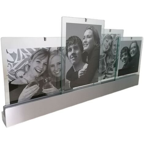 Levandeo Cornice Portafoto Collage 50 X 55 Cm, Bianco, 10 - Foto 9