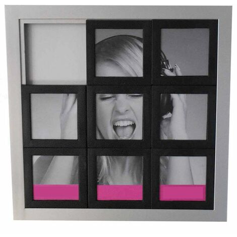 PRIO Cornice Portapuzzle In Rovere Sonoma – 34 X 48 Cm, Per Puzzle Da 300-500 Pezzi, Con Vetro Acrilico