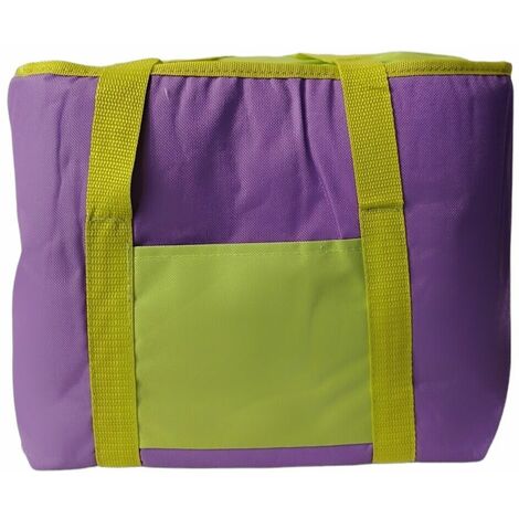 Jata Hogar Borsa Frigo Porta Alimenti Con Gel Refrigerante Integrato – 22x14x17 Cm, Grigia, Pieghevole E Compatta