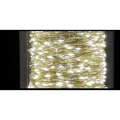 Luci Di Natale Con 500 Micro Led Cavo Rame 9v 50 Mt Multicolor Piu Fredda Flash 85839108