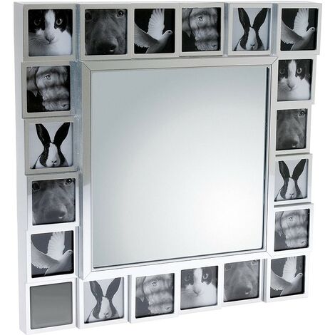 Portafoto collage da tavolo parete album da 20 cornice metallo 5x5