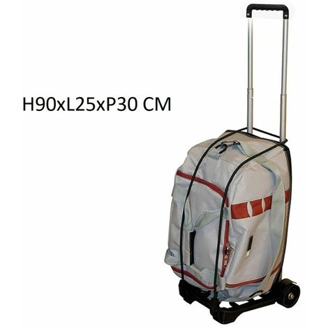 Carrello trolley porta zaino borsa da scuola valigia viaggi borsa in  alluminio leggero e richiudibile