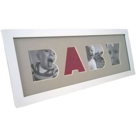 Evenchae Mini Cornice Portafoto Bianca Smaltata Con Finiture Dorate – Per Foto 5x7,6 Cm – Elegante E Compatta Per Scrivania