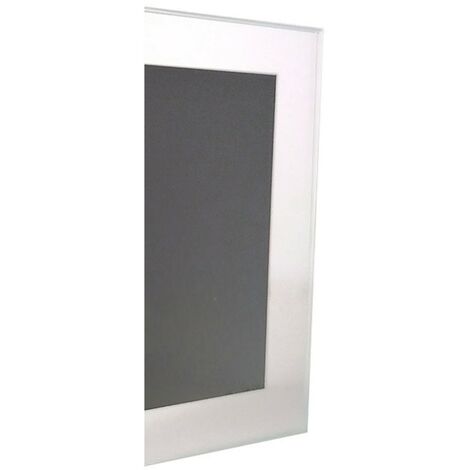 Set Di 2 Cornici In Vetro Levandeo, Formato 9x13 E 13x18, Design Moderno Con Dettagli In Argento - Perfette Per Credenza O Scrivania