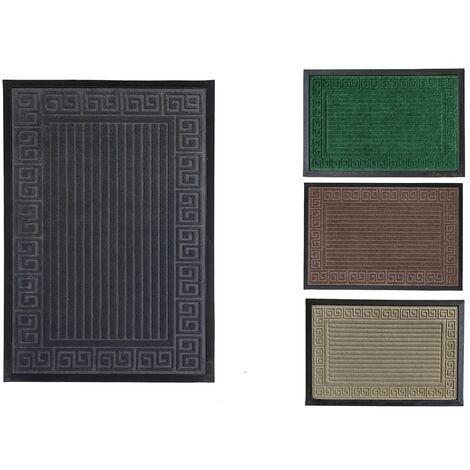 Tappeto tappetino da esterno zerbino in tessuto per ingresso porta portone  60x90cm - colorigenerali: GRIGIO
