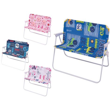 Divano divanetto per bambini da giardino sedia panchina bimbi baby poltrona tessuto coveri