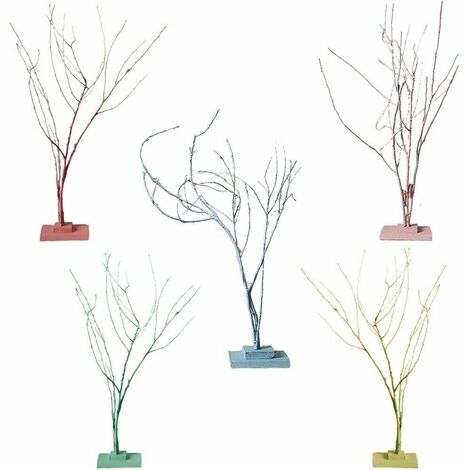 Albero di Pasqua in legno ramo decorazioni casa vetrina negozio pasquali addobbi new in vari colori da addobbare - colorigenerali: ROSA